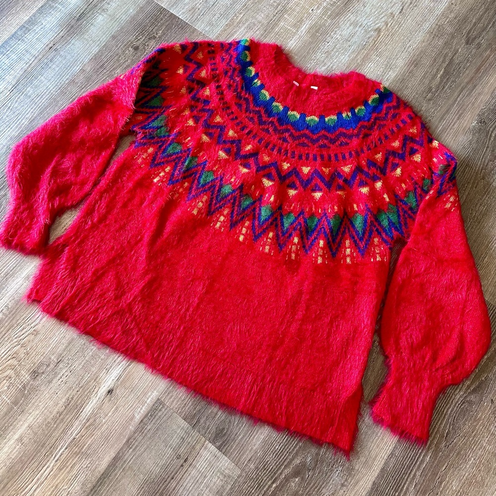 Beautiful red sweater. Size large